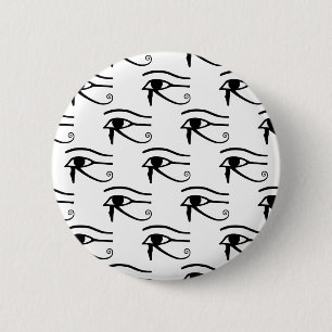 Macaron Rond 5 Cm L'Oeil Du Motif Horus