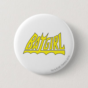 Macaron Rond 5 Cm Logo Batgirl