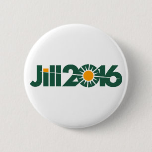 Macaron Rond 5 Cm Logo de campagne de Jill Stein