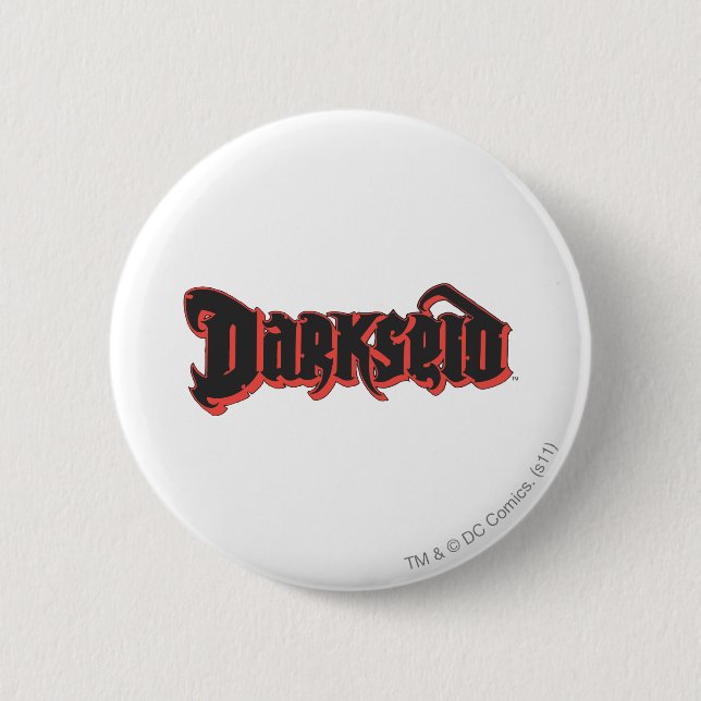 Macaron Rond 5 Cm Logo de Darkseid (Devant)