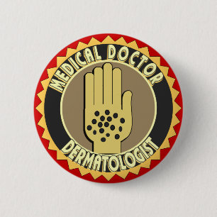 Macaron Rond 5 Cm LOGO de dermatologue