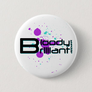 Macaron Rond 5 Cm logo de floc