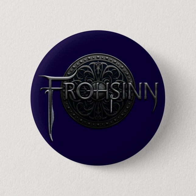 Macaron Rond 5 Cm Logo de Frohsinn (Devant)