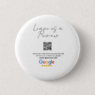 Macaron Rond 5 Cm logo de l'entreprise de revue Google Scan QR revie
