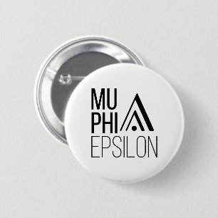 Macaron Rond 5 Cm Logo de Mu Phi Epsilon