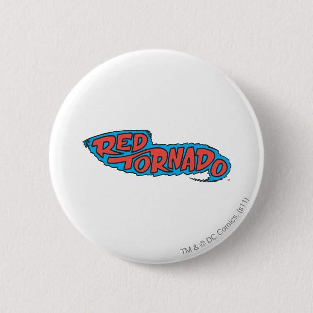 Macaron Rond 5 Cm Logo de Red Tornado (Devant)