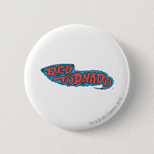 Macaron Rond 5 Cm Logo de Red Tornado