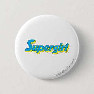 Macaron Rond 5 Cm Logo de Supergirl
