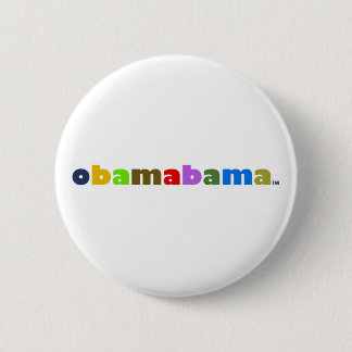 Macaron Rond 5 Cm logo d'obamabama