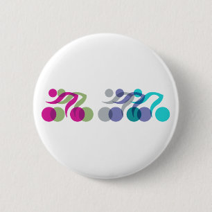 Macaron Rond 5 Cm Logo du cool Bikers