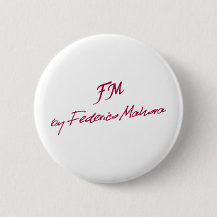 Macaron Rond 5 Cm logo [FM PAR FEDERICO MAHORA]
