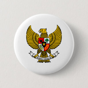 Macaron Rond 5 Cm logo garuda