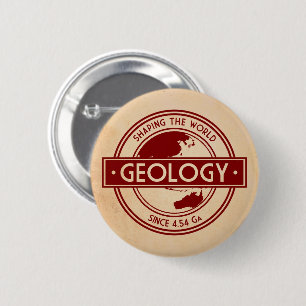 Macaron Rond 5 Cm Logo Géologie - Façonner le Monde (Asie/Australie)