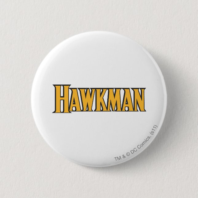 Macaron Rond 5 Cm Logo Hawkman (Devant)