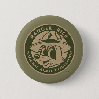 Macaron Rond 5 Cm Logo kaki de Rick de garde forestière de Rick | de