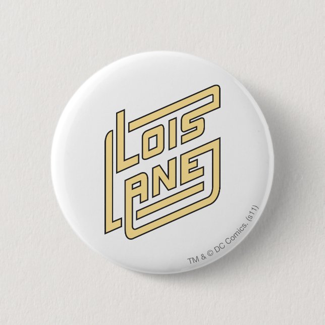 Macaron Rond 5 Cm Logo Lois Lane (Devant)