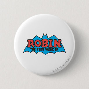 Macaron Rond 5 Cm Logo Robin The Ado Wonder