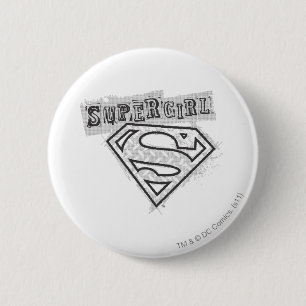 Macaron Rond 5 Cm Logo Supergirl 1