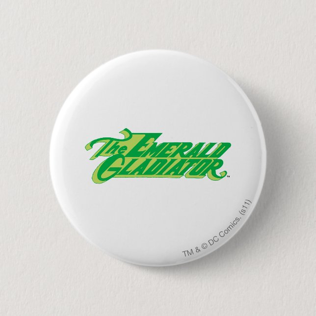 Macaron Rond 5 Cm Logo vert 8 de lanterne (Devant)
