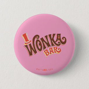 Macaron Rond 5 Cm Logo Wonka Bar