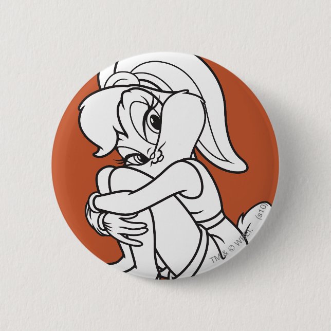Macaron Rond 5 Cm Lola Bunny Flirty (Devant)