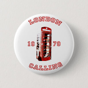 Macaron Rond 5 Cm Londres appelle 1979