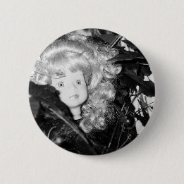 Macaron Rond 5 Cm Lonely Doll Head