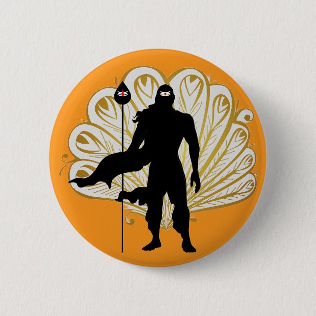 Macaron Rond 5 Cm Lord Muruga (Devant)