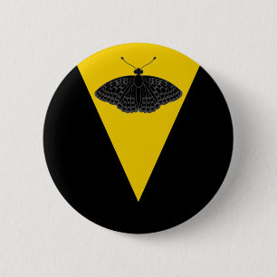 Macaron Rond 5 Cm l'Ordre du Papillon Bouton