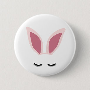 Macaron Rond 5 Cm L'oreille de lapin fouette le Pin
