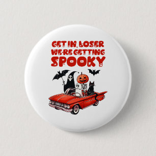 Macaron Rond 5 Cm Loser on devient Éffrayant drôle Halloween