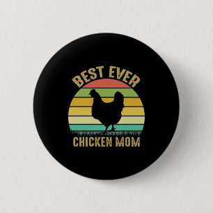 Macaron Rond 5 Cm Louvain de poulet   Meilleure mère du poulet