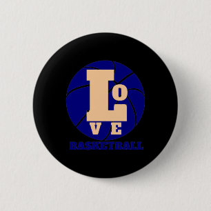 Macaron Rond 5 Cm Love Basketball 3
