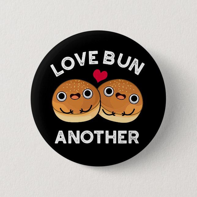 Macaron Rond 5 Cm Love Bun autre amusant jeu de nourriture Dark BG (Devant)