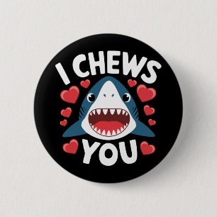 Macaron Rond 5 Cm Love Heart Leopard Cute Valentine's Day