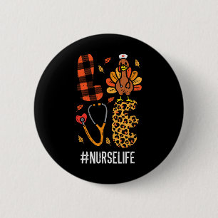 Macaron Rond 5 Cm Love Turquie Stethoscope Infirmière Thanksgiving F
