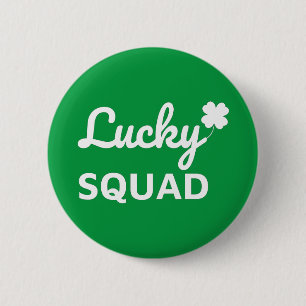 Macaron Rond 5 Cm Lucky Squad St. Patrick's Day