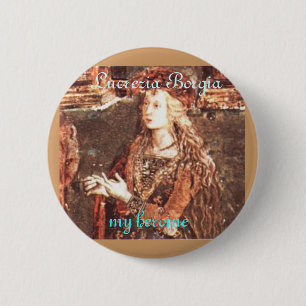 Macaron Rond 5 Cm Lucrezia Borgia, ma héroïne