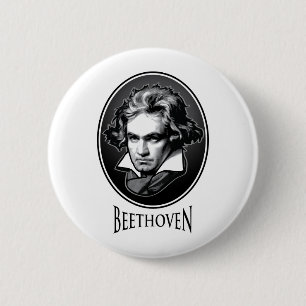 Macaron Rond 5 Cm Ludwig van Beethoven