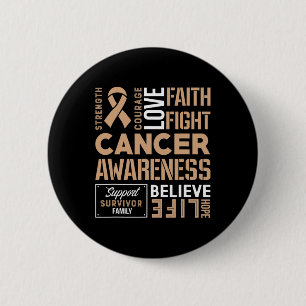 Macaron Rond 5 Cm Lutte contre le cancer chez les enfants Ruban 2
