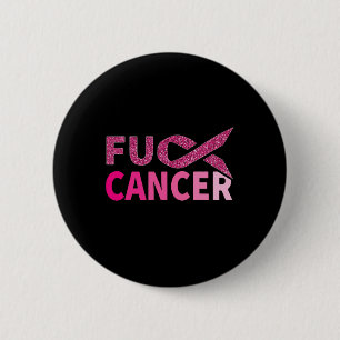 Macaron Rond 5 Cm Lutte contre le cancer Ruban rose Sensibilisation 