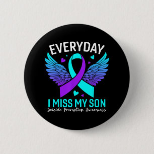 Macaron Rond 5 Cm Lutte contre le suicide