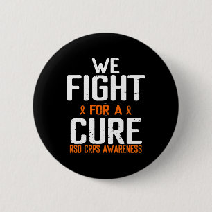 Macaron Rond 5 Cm Lutte de sensibilisation RSD CRPS pour un survivan