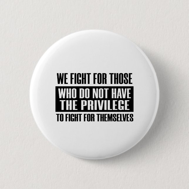 Macaron Rond 5 Cm Lutte Pour L'Injustice Justice Manifestation Socia (Devant)