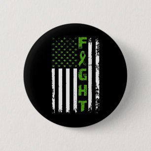 Macaron Rond 5 Cm Lutter contre la santé mentale American Flag Aware
