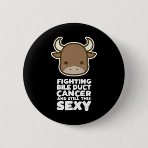 Macaron Rond 5 Cm Lutter contre le cancer de la bille Duct Toujours