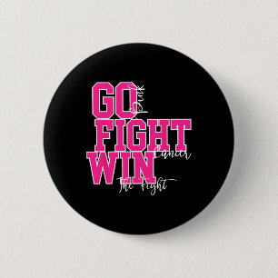 Macaron Rond 5 Cm Lutter contre le cancer Pink Breast Cancer Sensibi