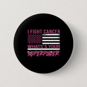 Macaron Rond 5 Cm Lutter contre le cancer Quelle est votre superpuis