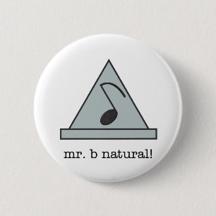 Macaron Rond 5 Cm M. b naturel ! bouton