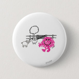 Macaron Rond 5 Cm M. Messy et deux cochons